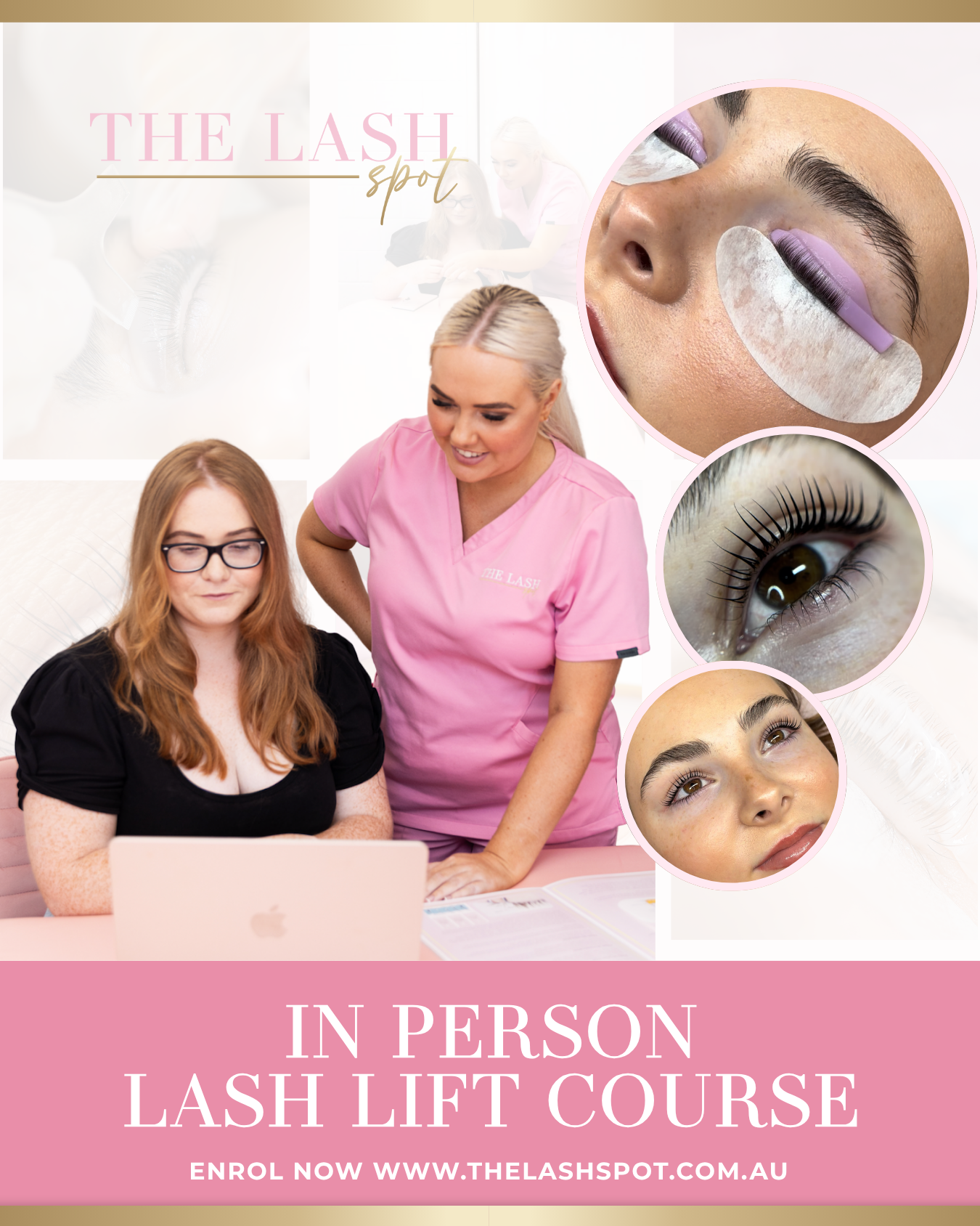 1 DAY IN PERSON LASH LIFT COURSE - GOLD COAST