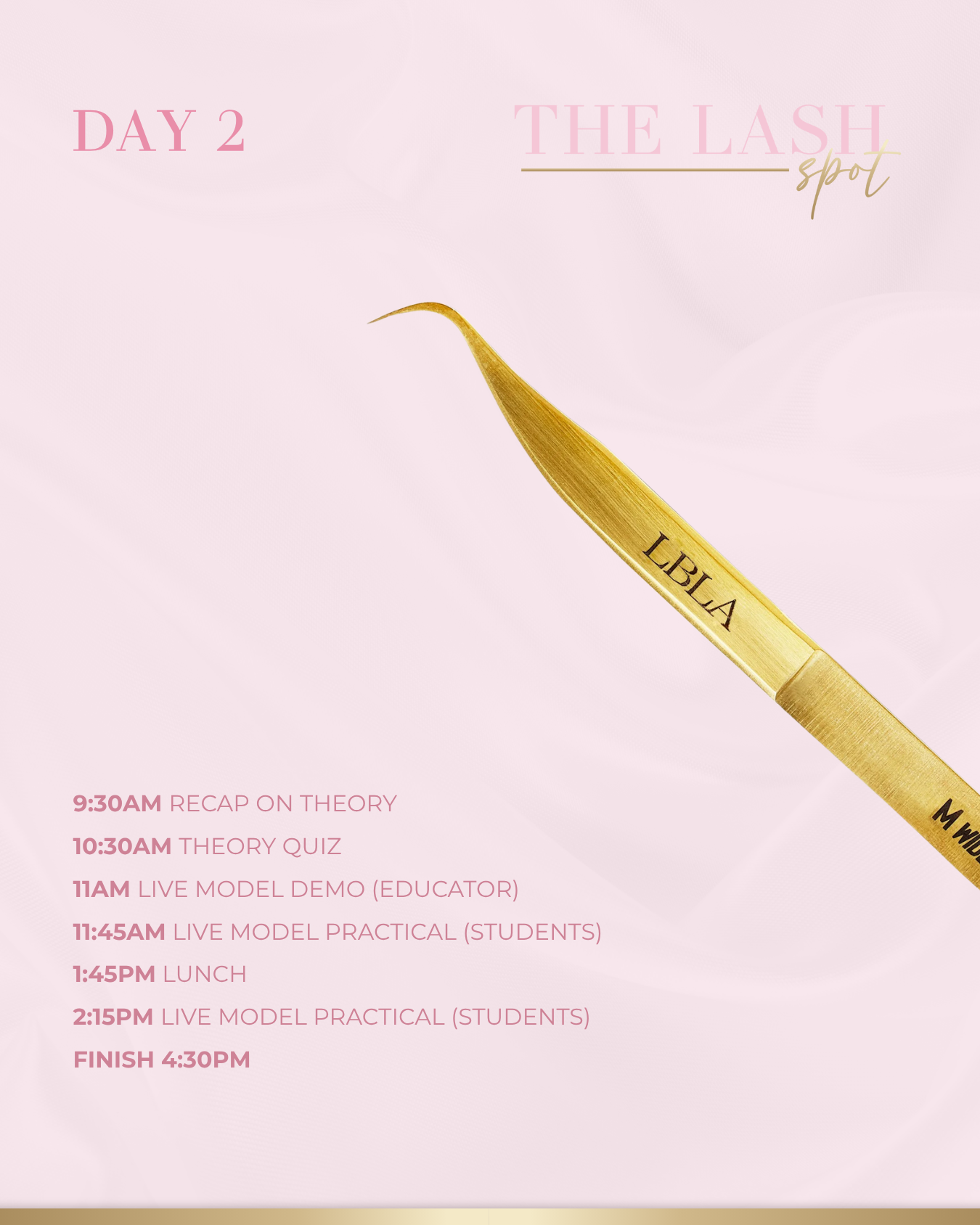 3 DAY IN PERSON LASH EXTENSION COURSE - GOLD COAST