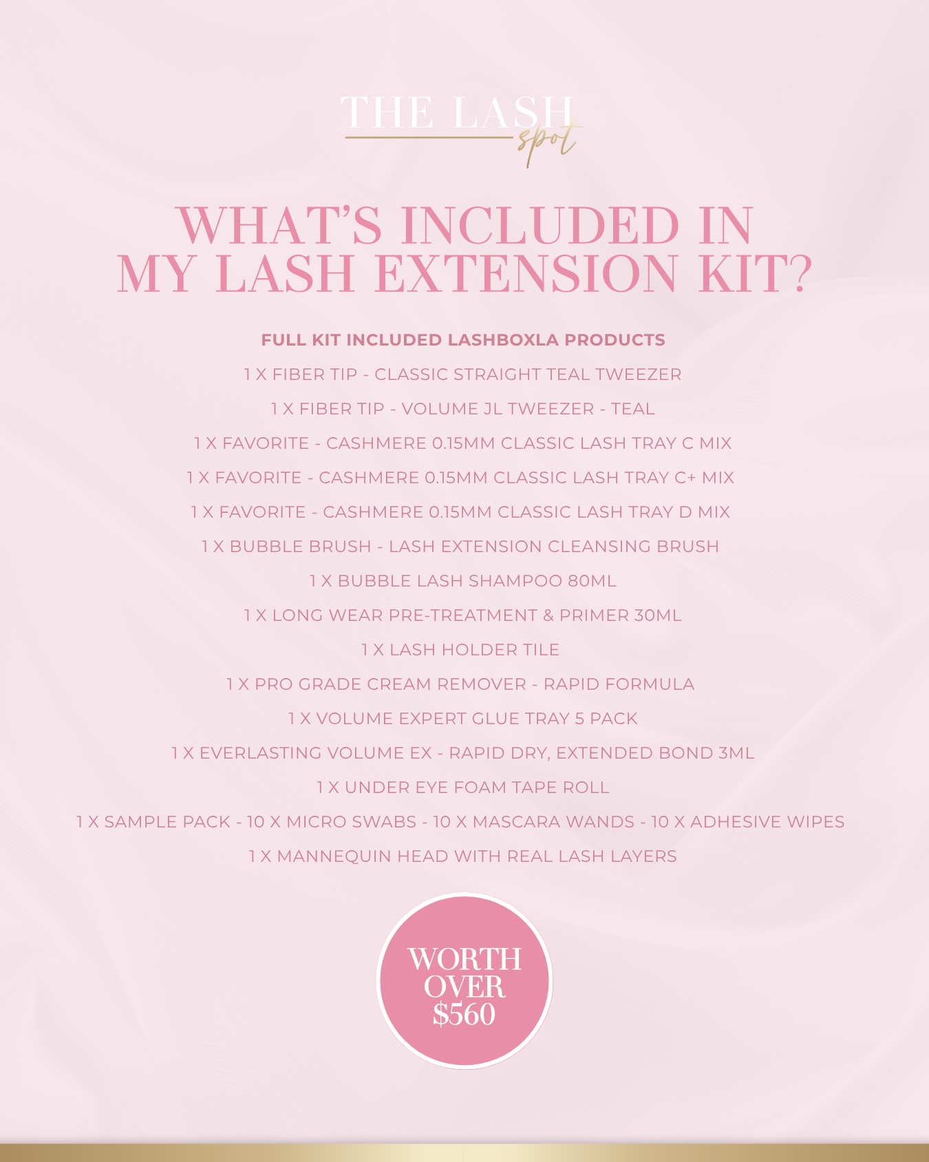 3 DAY IN PERSON LASH EXTENSION COURSE - GOLD COAST